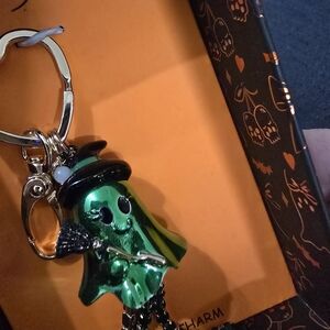 Betsey Johnson Green Witch Key Holder